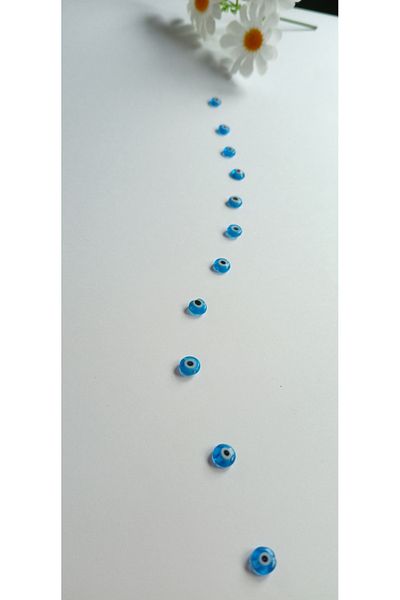 tutu tasarım alaçatı Hair Bead Evil Eye Bead Figured Hair Accessory Hair Jewerly
