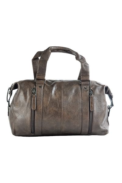 Naimeed Company Travel bag, for airplane, eco-leather, Naimeed D5413, Companion, Dark brown, 50x16x30cm