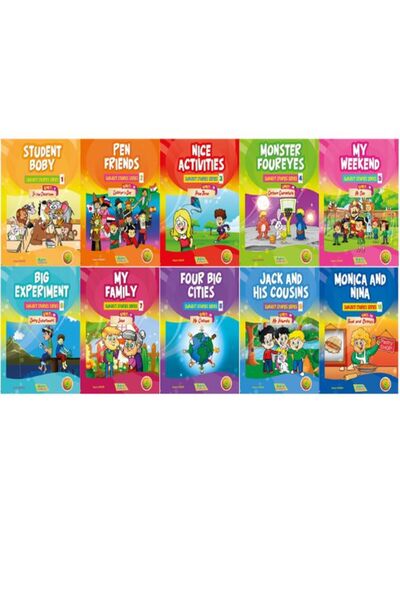 Akıl Yolu Yayıncılık 4. Sınıf Ingilizce Hikayeler Seti (10 Fasikül )