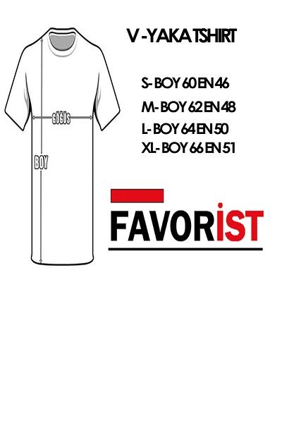 FAVORİST ΓΥΝΑΙΚΕΙΟ ΜΠΛΟΥΖΑ V-NECK MIX PRINTED