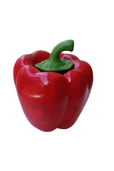 Uğur Böceği Ticaret Red Trinket Tea Port - Pepper Shaped Spice Bowl