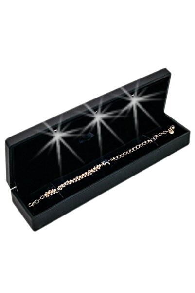 ÖZER KUTU Işıklı Bileklik&Tesbih Kutusu Siyah