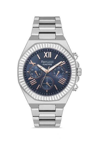 Ferrucci Inner Parts Active Steel Men's Wristwatch