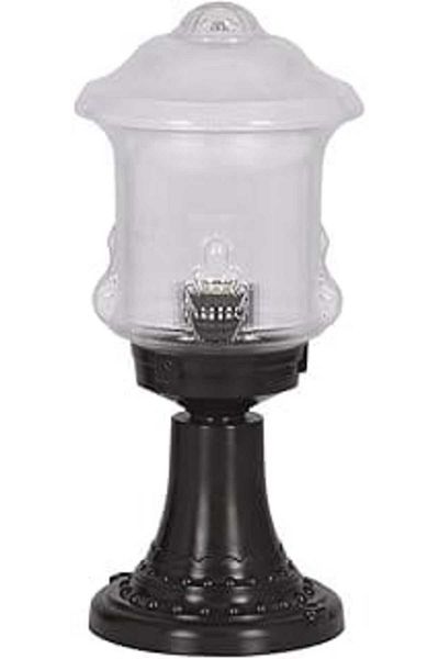 Mu Art Ahşap Avonni 68189 Garden Countertop Lighting, 60 W, Black