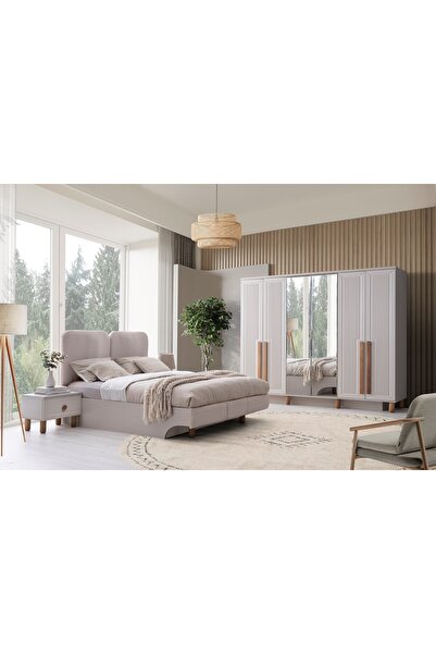 AYDINEV MADRİD MDF BAZALI YATAK ODASI TAKIMI