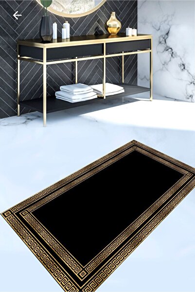 Ardizayn Palace, 80x120cm Non-Slip, Non-Spill, Cotton Woven Base Bath Rug, Bath Mat