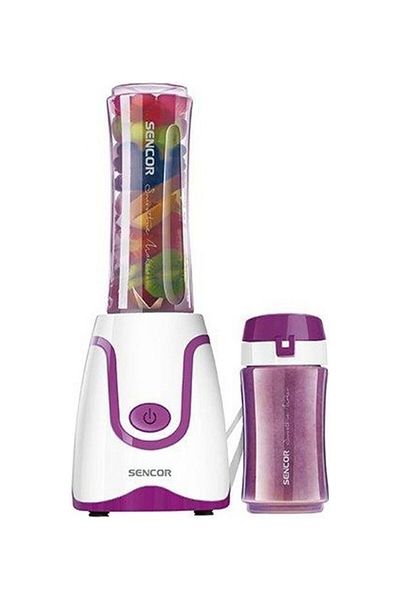 Sencor خلاط وعصارة 2 في 1، 0.6 لتر، 300 واط، SBL-2205VT، أبيض/أرجواني