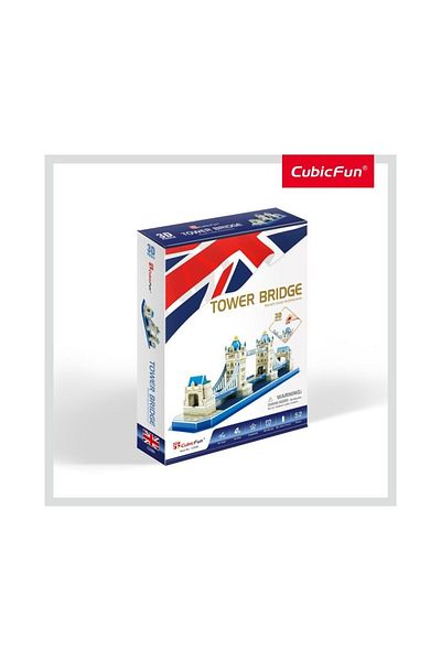 Cubic Fun Cubic Fun - Tower Bridge 3D Puzzle (Medium Level 52 Pieces)