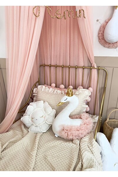 Miniminitoys Çocuk Odası Kuğu Yastık, Çocuk Odası Dekoratif Yastık