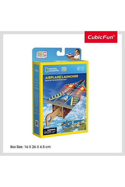 Cubic Fun - 3D Puzzle Airplane Launcher 53 Pieces