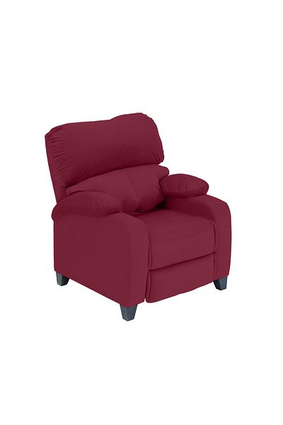 Lazy Vibes MNZ1 | Velvet Classic Recliner Chair - Burgundy
