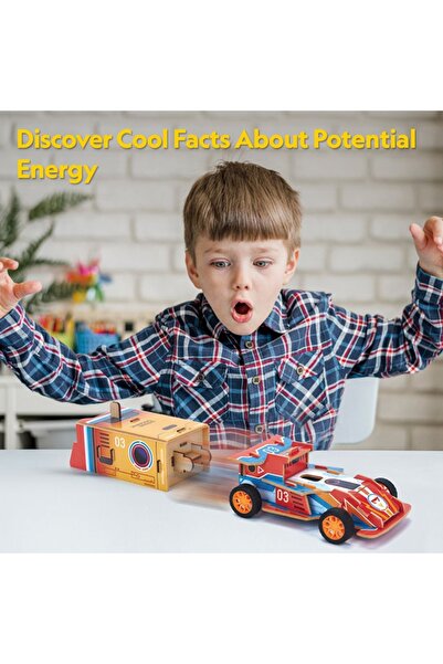 Cubic Fun - 3D Puzzle Rocket Launcher and Race Car 88 Pieces