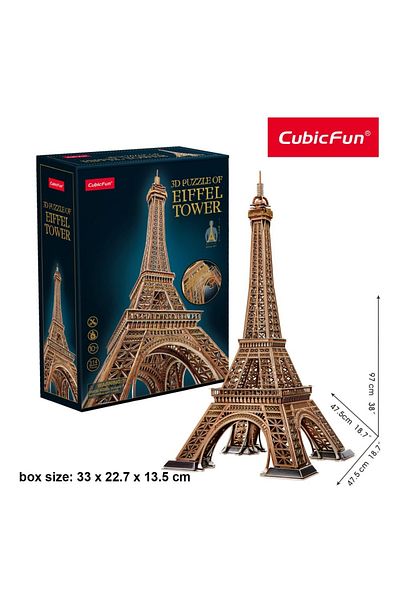 Cubic Fun - Puzzle 3D Turnul Eiffel complex nivel 314 piese