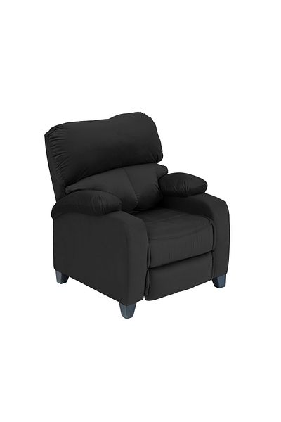 Lazy Vibes MNZ1 | Velvet Classic Recliner Chair - Black