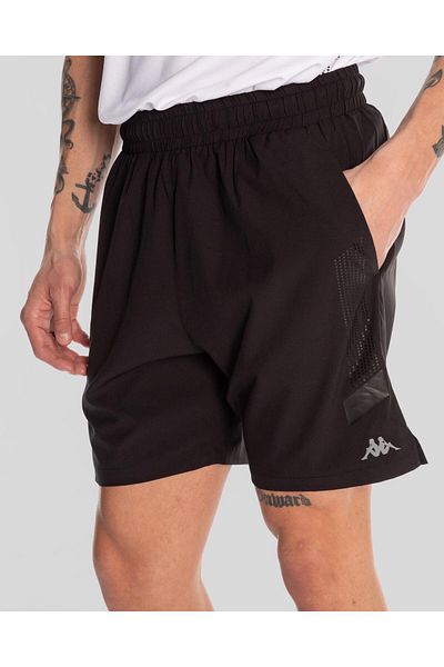 Kappa Kombat Victor Shorts Мъжки черни къси панталони Regular Fit Performance