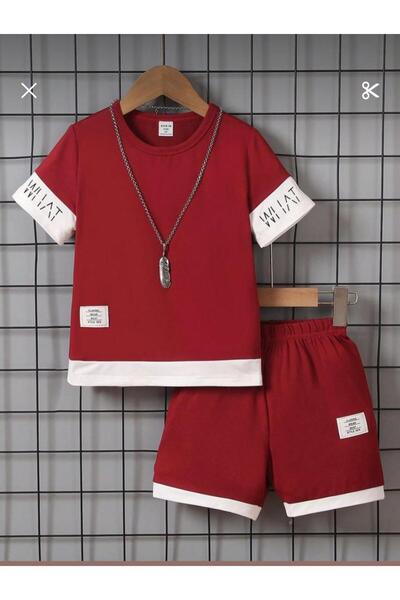 VESTIR BIEN Šta Štampano 100% pamuk Deca Set gornjeg i donjeg dela