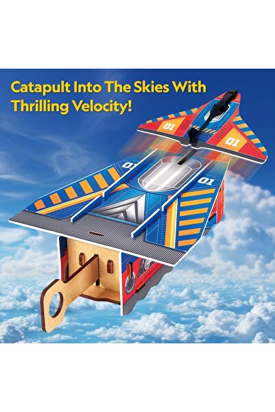 Cubic Fun - 3D Puzzle Airplane Launcher 53 Pieces