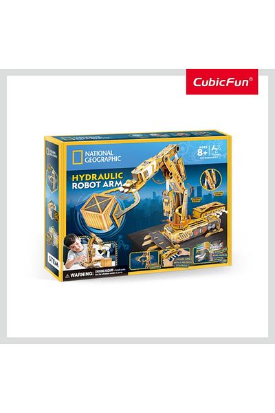 Cubic Fun - 3d Puzzle Hydraulic Robotic Arm 185 Pieces
