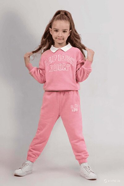 wakawakakidsstore Πουκάμισο γιακά μπροστινό εμπριμέ κορίτσι αθλητική φόρμα