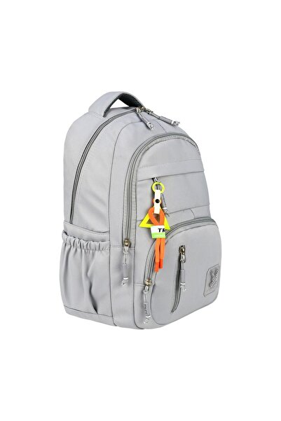 Bodmar Çanta Since 2023 Gray Unisex High School and Junior High School Backpack - Water Repellent and Sweat-Proof Fabric
