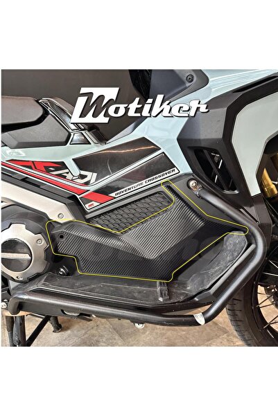 Motiker HONDA X-ADV 750 2021-2024 Karbon Sticker Etiket Modeli Orta Plastik S...