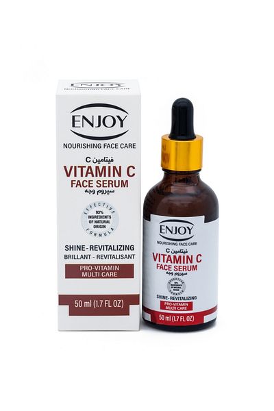 Enjoy Vitamin C Face Serum 50ml – Brightening, Anti-Aging & Hydrating for All Skin Types
