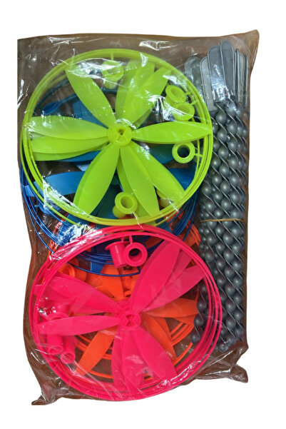 BalonKasaba Nostalji Oyuncak 24 Adet Dev Uçan Daire - Dev Ufo Pervane Büyük A...