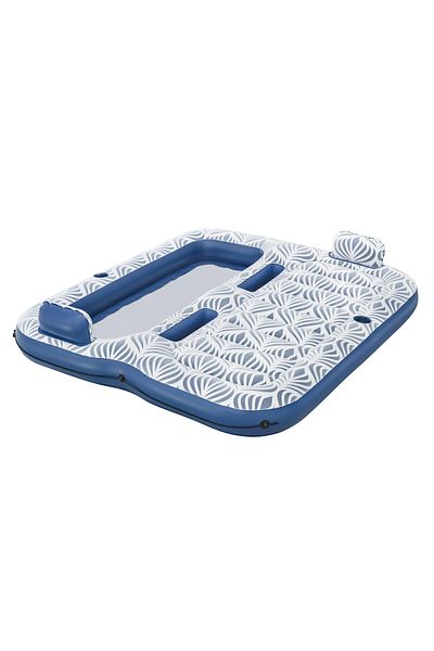 BESTWAY Bestway Double Velvet Mattress with Cup Holder and Storage Box 2.04m x 1.88m #43653