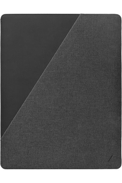 Native Union Stow Slim Tablet Sleeve for 13-inch iPad - Magnetic Closure, Premium Leather (Slate, Da