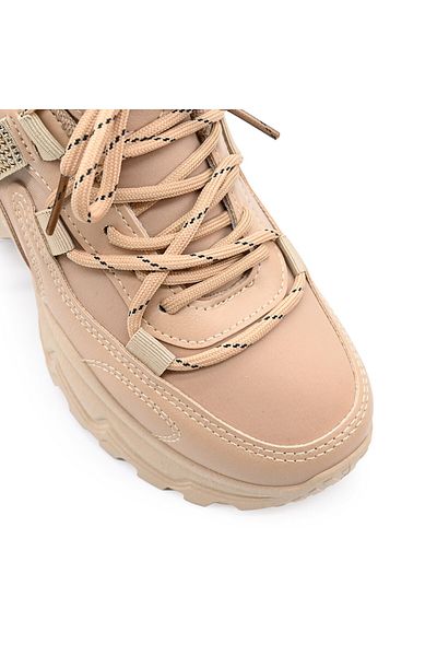 Tmall Women's sports shoes, Made of eco-leather, D1335, Khaki