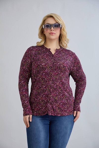 wearon tekstil Women Viscos Fabric Mother Large Size Shirt Combed