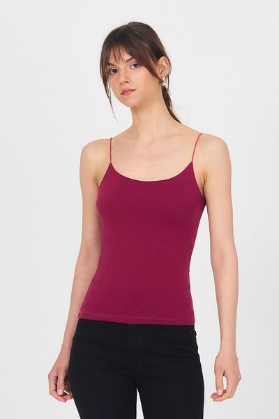 Rays Claret Red Thin Strap Basic Undershirt 848