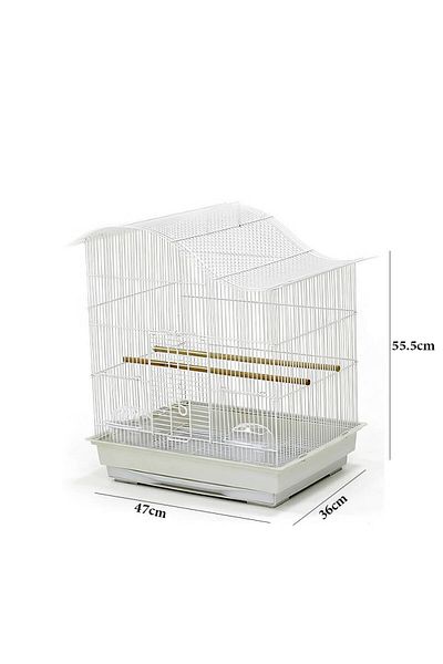 Others Metal Bird Cage with Wooden Perch