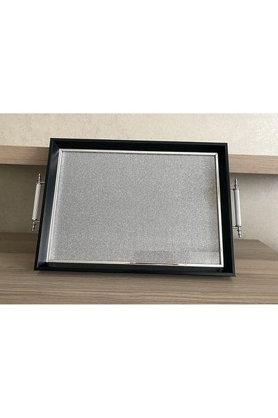 Mirsa Global Glitter Tea Tray, Luxury Tea Tray, Presentation Tray