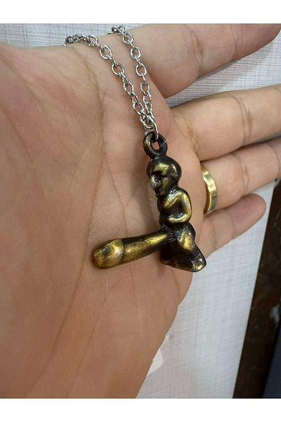 Herşey Nota God of Abundance Pendant Copper Color