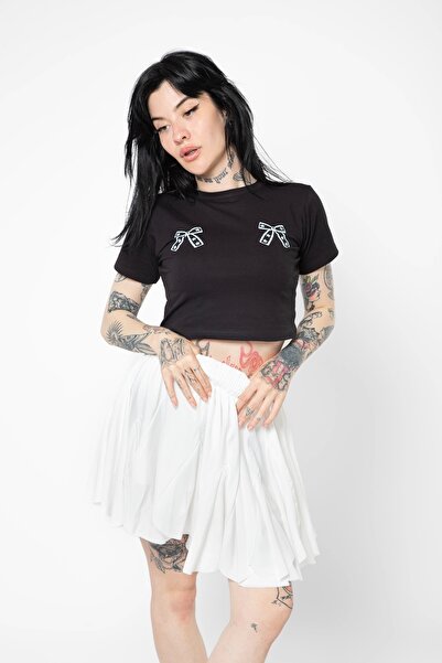 Bak Moda Senzi Frilly White Skirt