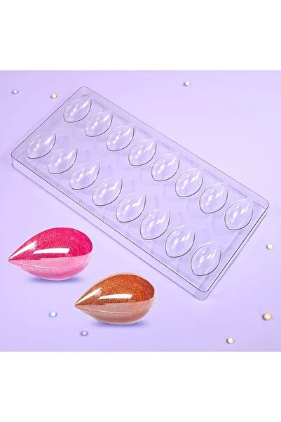 Siliko World قالب شوكولاتة من البولي كربونات، قالب شوكولاتة على شكل قطرة