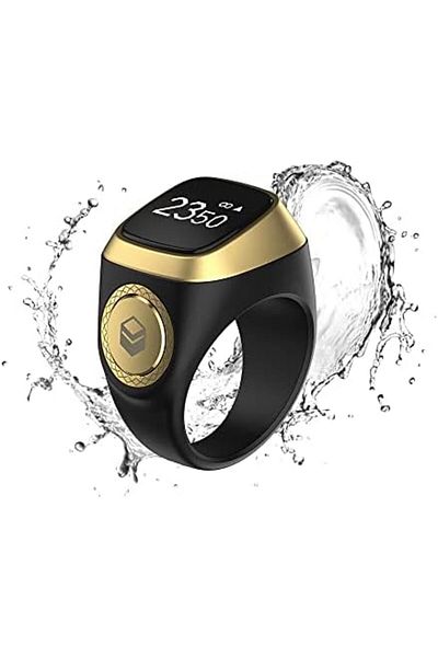 iqibla Smart Tasbih Ring - Muslim Prayer Ring with OLED Screen