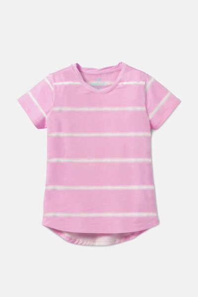 Tchibo Kids Girl 2 Pcs Tie Dye Short Sleeves Tee, Mint