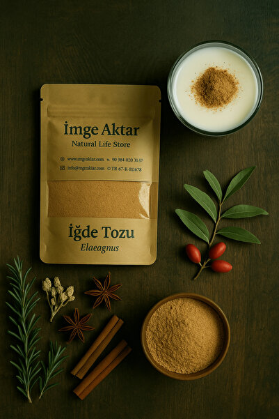 İmge Aktar İğde Tozu - Çekirdekli Öğütüm 150g