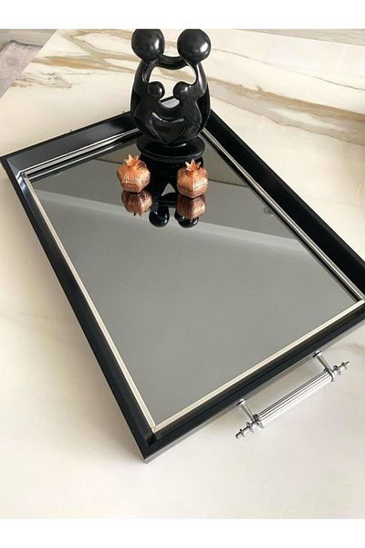 Mirsa Global Mirrored Tray, Luxury Tea Tray, Presentation Tray, Engagement Tray, Tea Coffee Presentation Tray