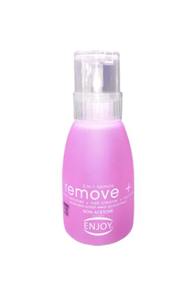 Enjoy Non-Acetone Nail Polish Remover 237ML – Gentle, Vitamin-Enriched, Salon-Quality