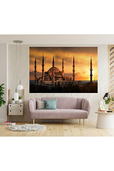 HDART Modern Soyut Cami Camii Manzara Duvar Kanvas Tablo Tablosu Tabloları Mo...