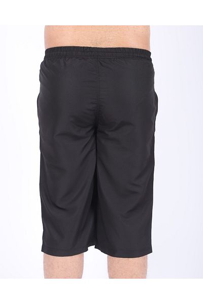 Lio20 Men's Pool Sea Knee Length Long Capri Shorts Swimwear-Black-Xs-6Xl
