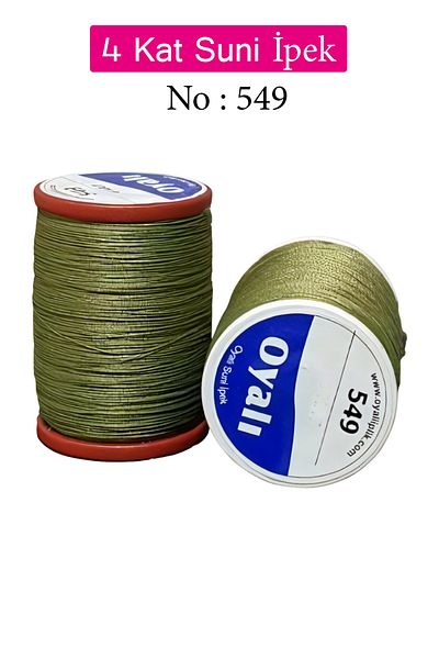 sedustore Embroidered 4 Layers Rayon Yarn Needlepoint Beading Floss Crochet No:549