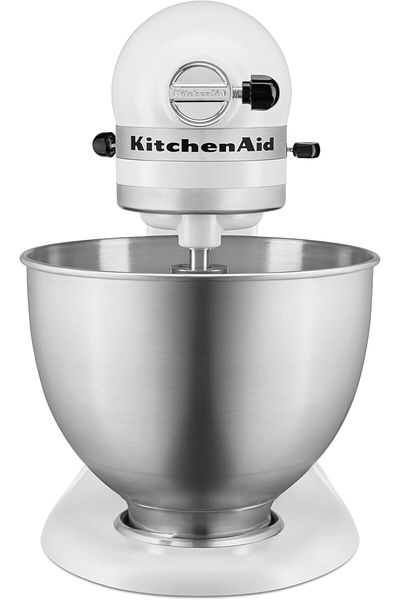 Kitchenaid 5K45SSBFW CLASSIC 4.3 L Tilt-Head Stand Mixer (Matte White)
