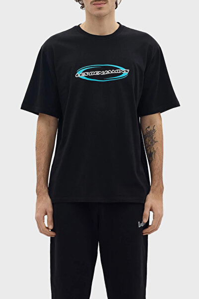 LES BENJAMINS Pamuklu Relaxed Fit Bisiklet Yaka T Shirt Erkek T SHİRT LB24SSK...