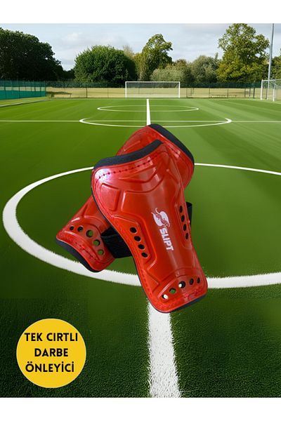 CKSpor Velcro Football Shin Guards Football Player Kaval Protector Single Velcro Shin Guards