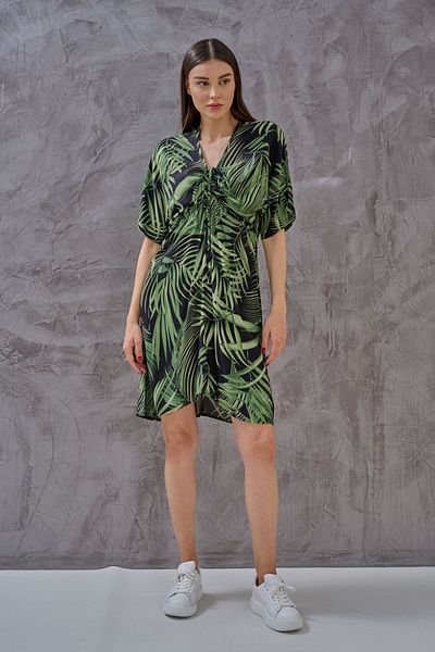 SHUGAA Rochie de damă cu model de frunze