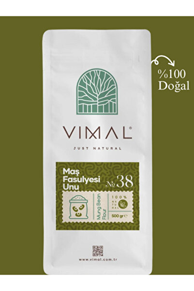VIMAL Maş Fasulyesi Unu 500 gr ( Saf, Glutensiz Ve Katkısız )
